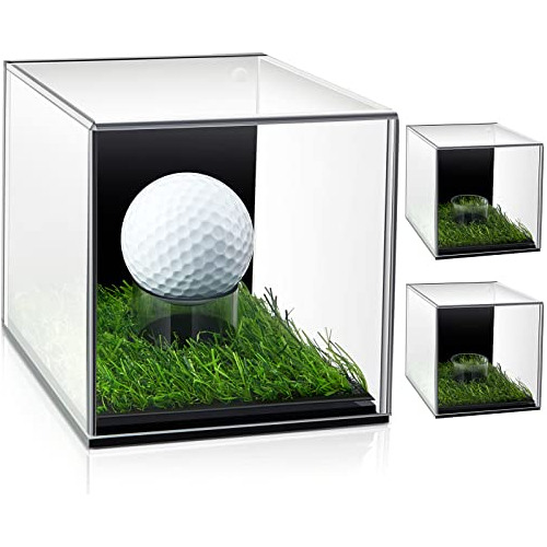 Golf Ball Display Caso Pequeño De Bola De Golf Caso Acrílico
