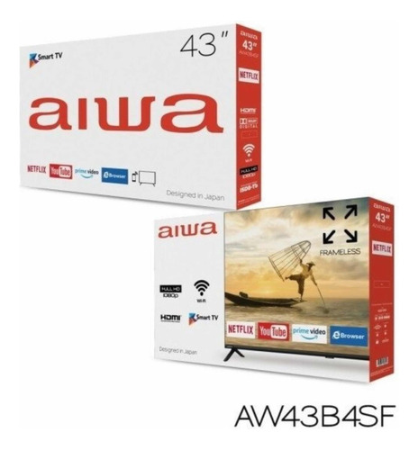 Televisor Aiwa 43'' Smart Tv Full Hd