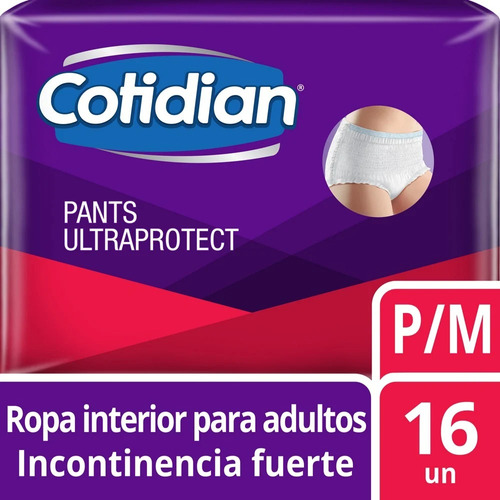 Cotidian Pants Ultrprotect Ropa Interior Desechable Talla M