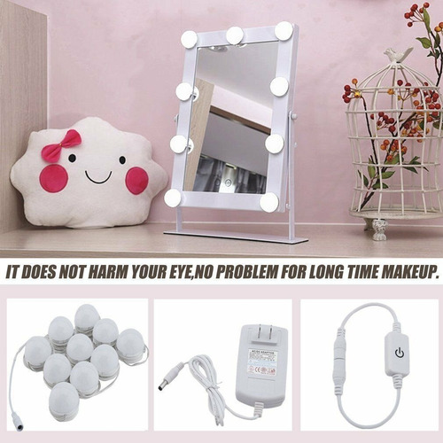 Kit De Bombillos De Espejo Para Maquillaje 10 Led