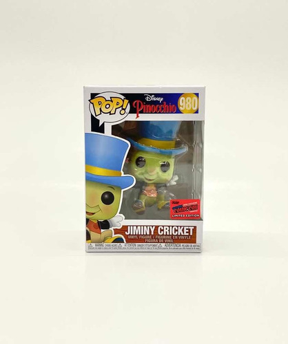 Funko Pop Jiminy Cricket Nycc 2020 ( Sticker Presencial )