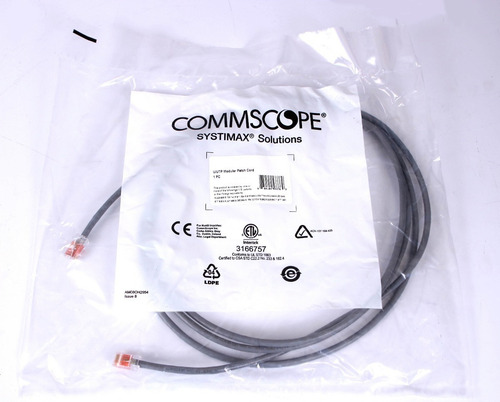 Cable de conexión Cat6 Commscope Systimax 1,5 metros 5 pies