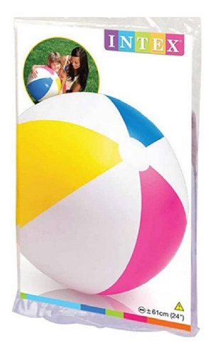 Pelota Inflable Intex Colores Brillantes 61 Cm Balon 59030