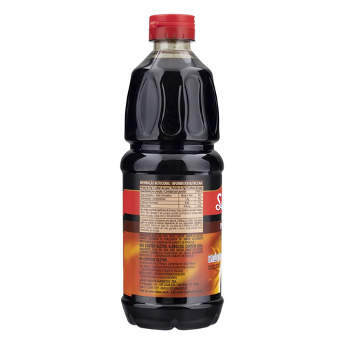 Imagem 2 de 2 de Molho shoyu Sakura Premium sem glúten em garrafa 500 ml