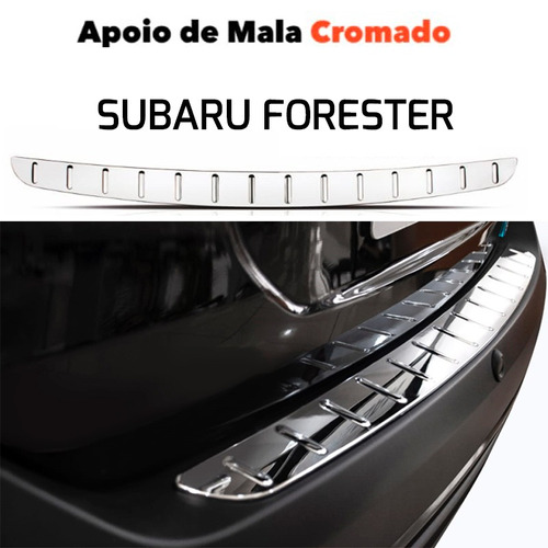 Protetor Cromado De Porta Malas Para  Subaru Forester