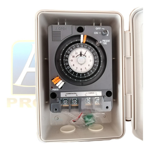 Imagen 3 de 3 de Interruptor Timer Voltaje Dual 110-230v Para Alberca
