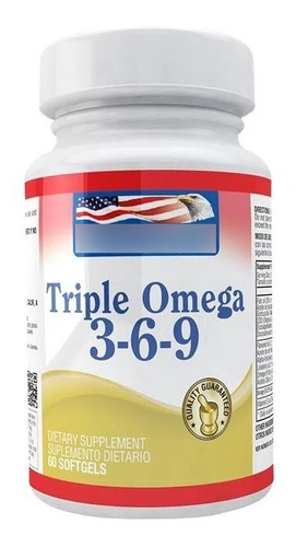 Triple Omega 3-6-9  60 Soft - Unidad a $900