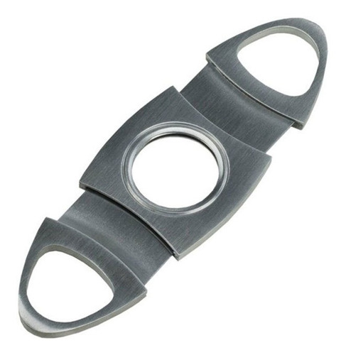 Imagem 1 de 3 de Cortador De Charuto De Metal Nerone Com Lâmina Dupla