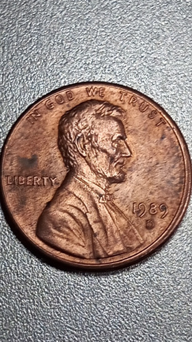 One Cent 1989 D  Lincoln Penny 