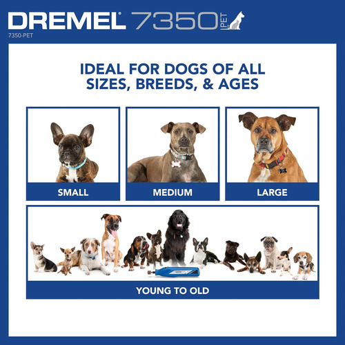 Limadora De Uñas Para Mascotas Dremel 4v, 12000 Rpm, Azul
