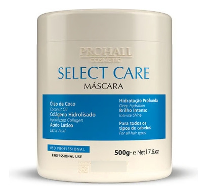 Máscara Hidratante Select Care Pós Progressiva 500g Prohall