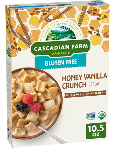 Cascadian Farm Cereal Crujiente Organico De Vainilla Y Miel