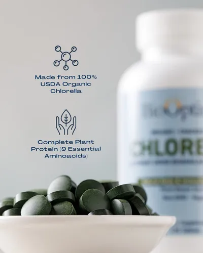 Biooptimal Tabletas Organicas De Chlorella, 100% Organicas,