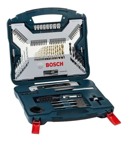 Juego Set Kit Bosch Mechas Puntas Fresador Tubos Iman 100 Pc