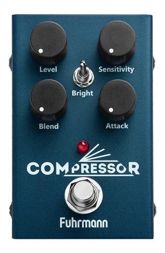 Pedal De Efeito Fuhrmann Compressor Cm10  Azul-escuro