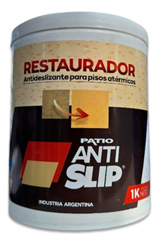 Pintura Patio Restaurador Bordes Piso Pileta 1 Kg Rinde 8m2 