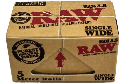 Seda Rolo Roll Raw 5 Metros Original Importada Single Wide