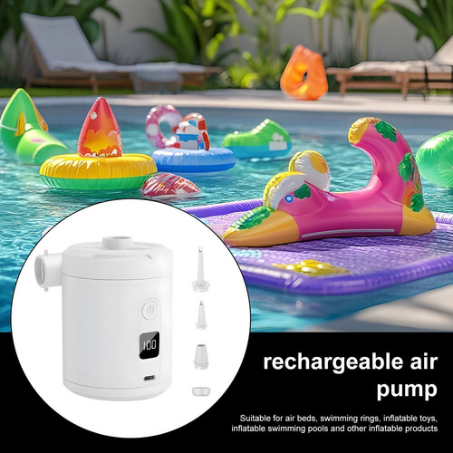 Mini Bomba De Aire Portátil Compresor Compacto Eléctrico Con