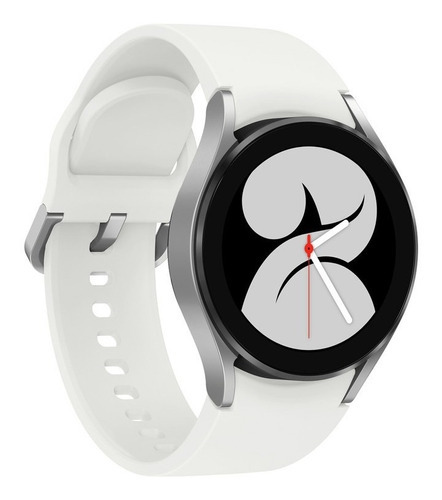 Imagen 7 de 10 de Samsung Galaxy Watch4 (Bluetooth) 1.2" caja 40mm de aluminio white, malla white de fluoroelastómero SM-R860