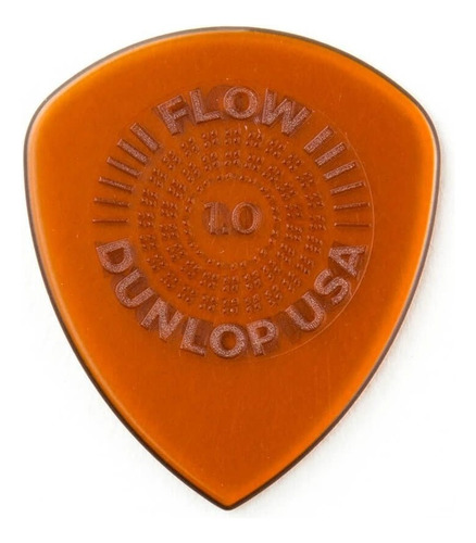 Púas Jim Dunlop Flow Standard Grip 549r Pack X 6 Color Naranja (1.0mm)