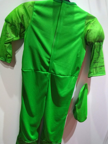 Imagen 4 de 6 de Disfraz Hulk Con Musculos Talle 1-2-3-4