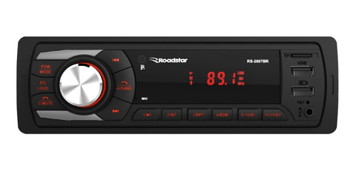 Rádio De Carro Bluetooth 1 Din Usb Fm Sd 3 Cor Controle App