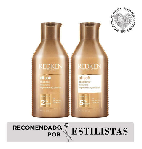 Redken All Soft Shampoo Y Acondicionador Para Cabello Seco