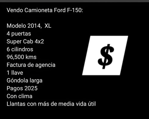 F-150 Super Cab 6 Cil