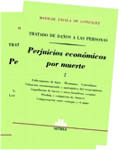 Perjuicios Económicos Por Muerte 2 Tomos - Zavala De Gonzále