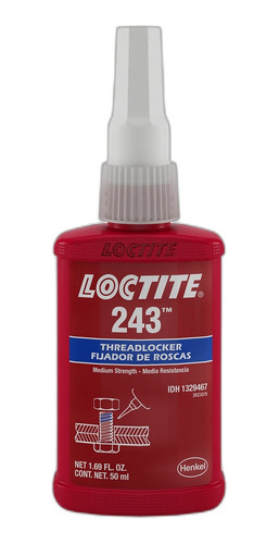 Adhesivo Loctite 243 Fijaciones Roscas 50gr(10)
