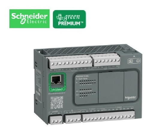 Clp Schneider 24 E/ S -relé- Ethernet/ Modbus/ Tcp-ip/ Rtu