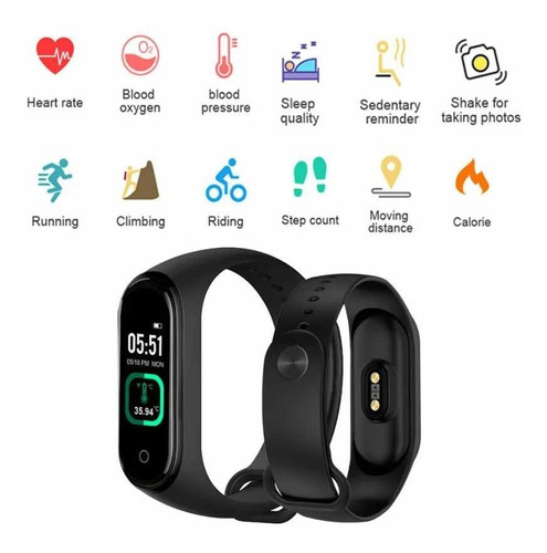 M4 Smart Band Fitband Temperatura