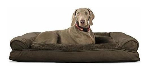 Cama Para Perros Furhaven | Cojín De Almohada De Felpa Y