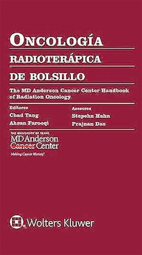  Oncología Radioterápica De Bolsillo - Tang (wolters Kluwer)