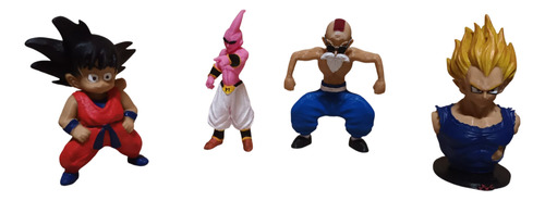 4 Personajes De Dragon Ball De 10 Cm De Alto