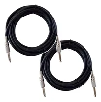 Comprar Kit 2 Cabos P10 Plug Ferro 5 Metros Instrumentos Musicais