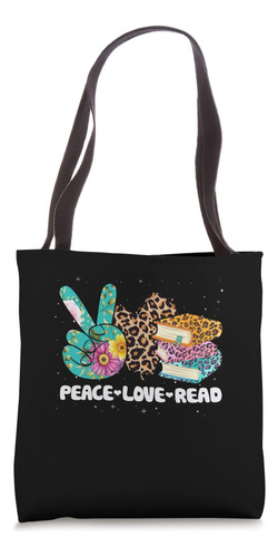Peace Love Lead Book Amante De Los Libros Leyendo Leopard He