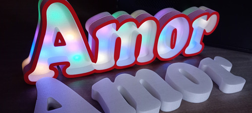 Nombres Con Luces, Palabras, Signos, Numeros, Letras, Logos Varios
