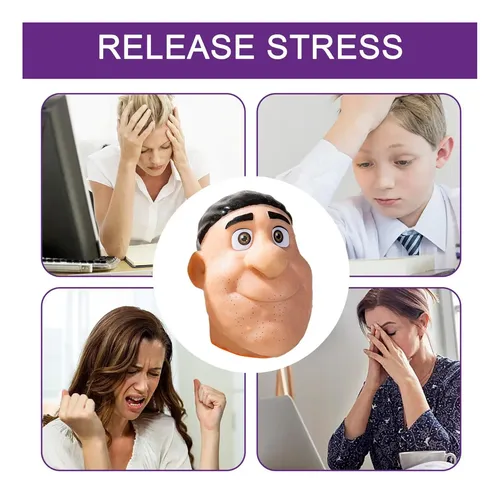 Juguete Sensorial Para Reventar Granos – Cabeza Con Espinillas De Silicona – Reutilizable Y Portátil – Ideal Para Aliviar El Estrés En Adolescentes, Niños Y Adultos