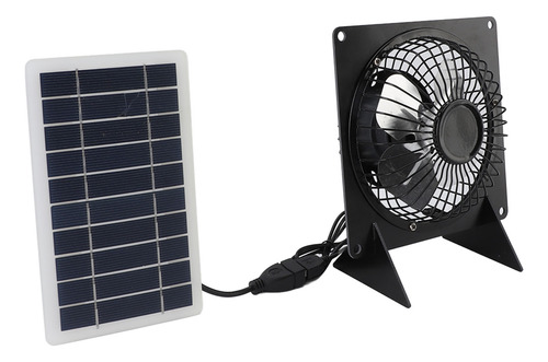 Ventilador Solar De 10 W Con Motor Exhaust Professional
