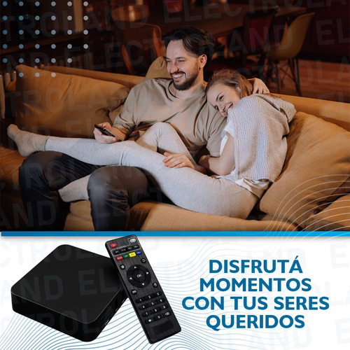 Conversor Smart Tv Android Tv Box Quad Core 4k 32gb Memoria