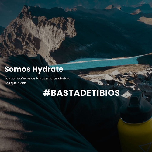Termo Niño Hydrate Acero Inoxidable Botella Frio Calor 355ml Verde Menta