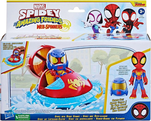 Marvel Spiderman Amazing Friends Web Spinners Spider Veículo