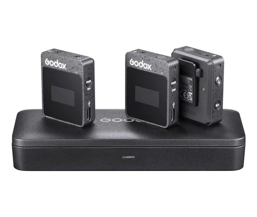 Micrófono Inalámbrico Godox Movelink Ii M2 Dual 3.5mm Negro