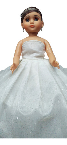 Muñeca Quinceañera Xv 15 Niña Blanco