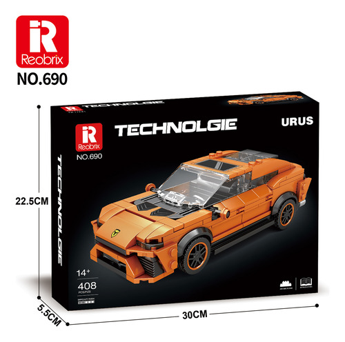 Urus Super Cars Building Block Toys Engineering Toy