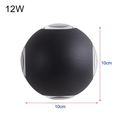 Imagen 6 de 9 de Lámpara Aplique De Pared Moderno Tipo Esfera.