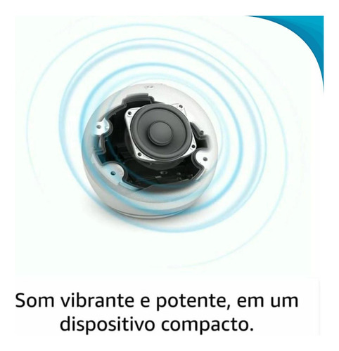 Smart Echo Dot Geração Inteligente Relogio Led Assistente