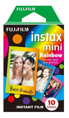Imagen 1 de 4 de Película Instantánea Fujifilm Instax Mini Rainbow