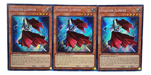 Photon Jumper Set 3 Cartas Yugioh! Inglés Secret Rare.